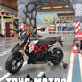 Moto électrique enfant Aprilia DORSADURO 900 version 12 volts