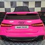Audi RS6 Version monoplace 12 volts