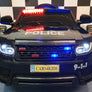 Voiture de police 12 volts monoplace