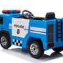 Camion de police enfant 12 volts monoplace