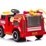 Camion de pompier enfant 12 volts monoplace petit modele