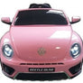 Volkswagen New Beetle Rose Voiture enfant électrique 12 volts monooplace