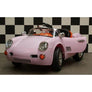 Porsche 356 réplique 12 volts voiture enfant électrique rose