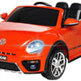 Volkswagen New Beetle Rose Voiture enfant électrique 12 volts monooplace