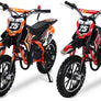 Moto Dirt 49 cc Gepard 2 temps Taille 6/10 ans