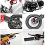 Dirt Bike sky 125cc 4 temps 17/14 pouces