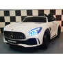 Voiture électrique Mercedes GTR 24 volts 2 places blanc