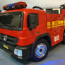 Camion de pompier enfant 12 volts monoplace avec accessoires