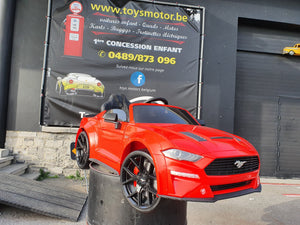 Ford Mustang 12 volts monoplace Rouge