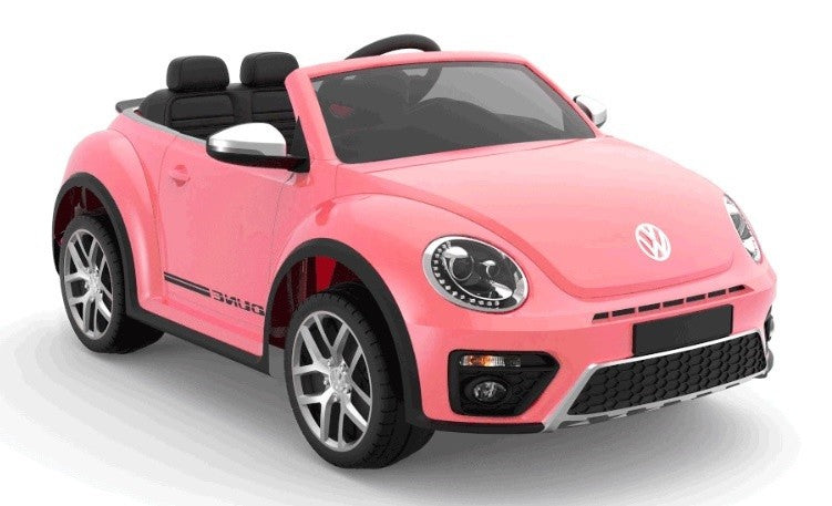 Volkswagen New Beetle  Rose Voiture enfant électrique 12 volts monooplace