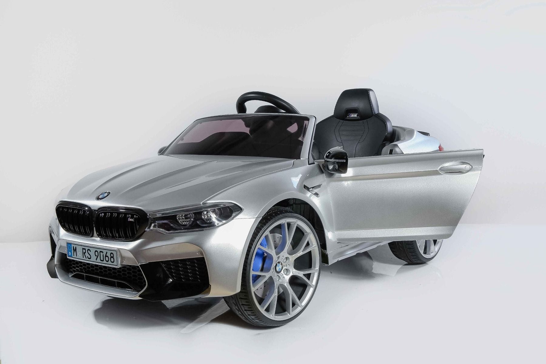 BMW M5 24 Volts blanc, voiture électrique enfant 24 Volts 1 place, 2 moteurs