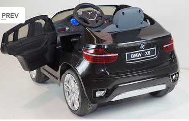 BMW X6 voiture enfant électrique 12 volts monoplace