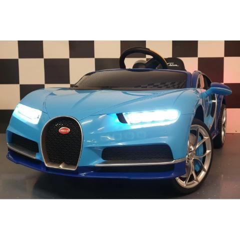 Bugatti Chiron 12 volts monoplace bleu