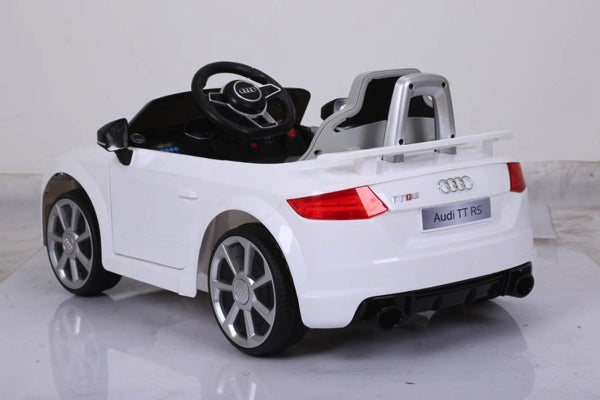 Audi TT RS Roadster 12 volts Noir Panthère, voiture électrique enfant  télécommande parentale 2.4 GHZ, 12