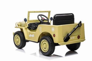 Jeep Willy's 12 volts 4 moteurs 2 places