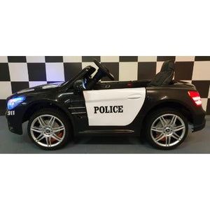 Mercedes 500 SL AMG Police voiture enfant électrique 12 volts monoplace
