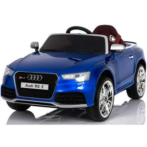 Audi RS 5 voiture enfant électrique 12 volts bleu