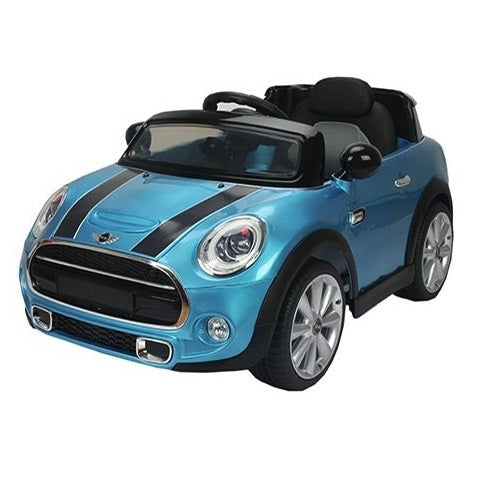 Mini Cooper voiture Électrique Enfant 12v bleu