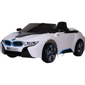 BMW I8 voiture enfant électrique 12 volts blanc